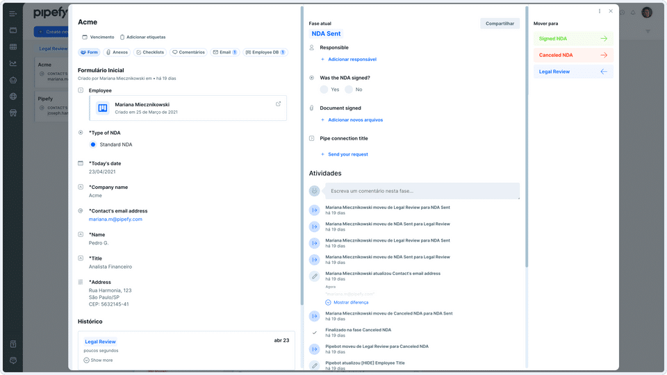 Pipefy Screenshot 3