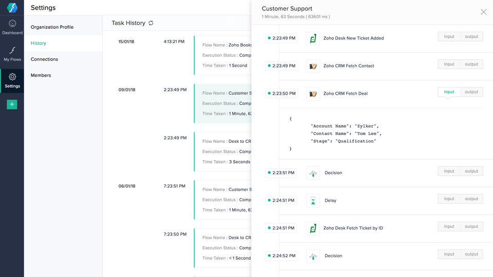 Zoho Flow Screenshot 2