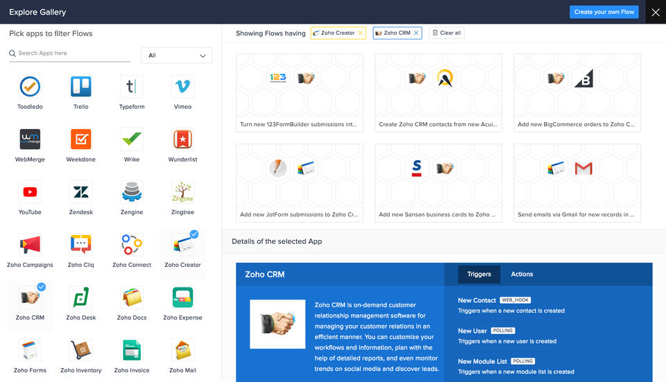 Zoho Flow Screenshot 4