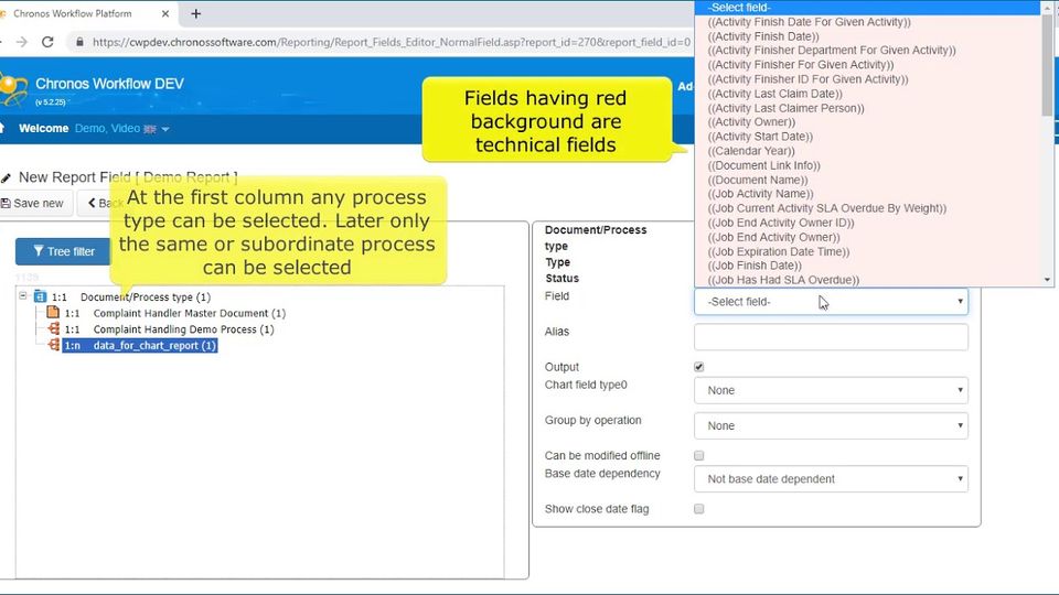 Chronos Workflow Screenshot 1