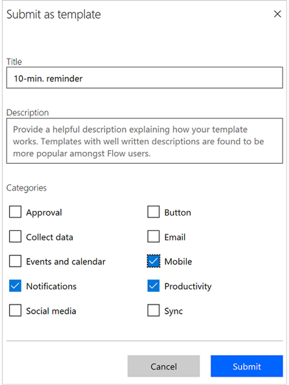 Microsoft Flow Screenshot 4