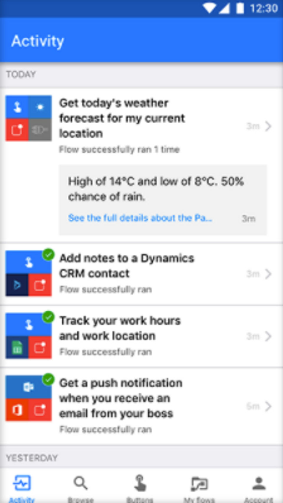 Microsoft Flow Screenshot 8