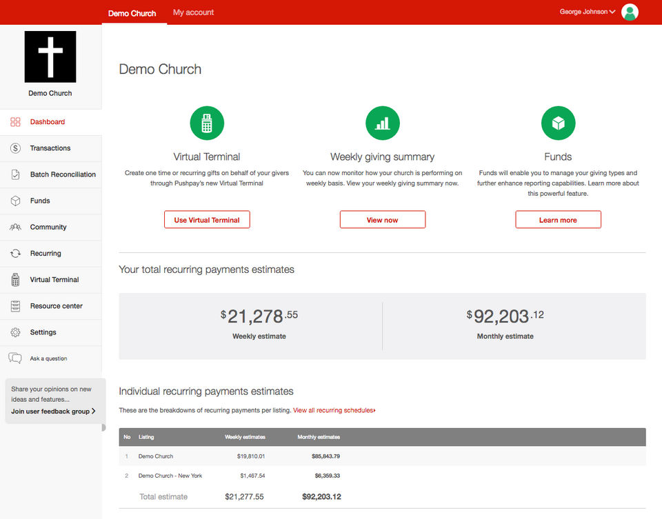 Pushpay Screenshot 3