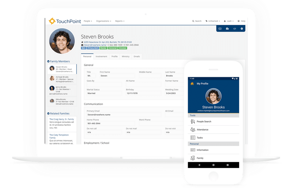 TouchPoint Church Management Software Screenshot 5