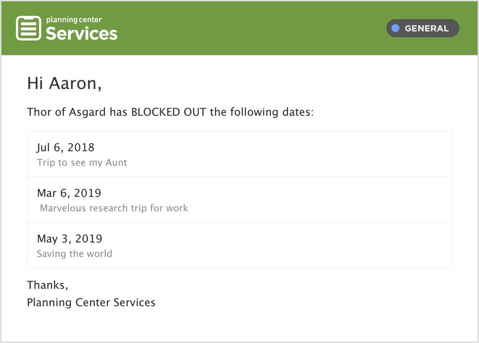 Planning Center Services Screenshot 1