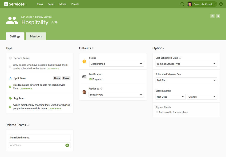 Planning Center Services Screenshot 3