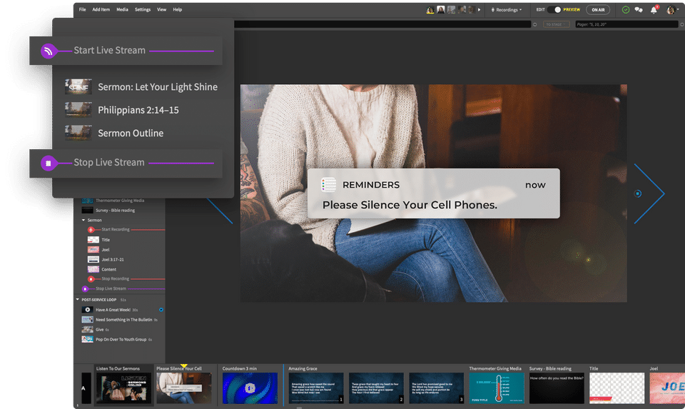 Faithlife Proclaim Screenshot 1