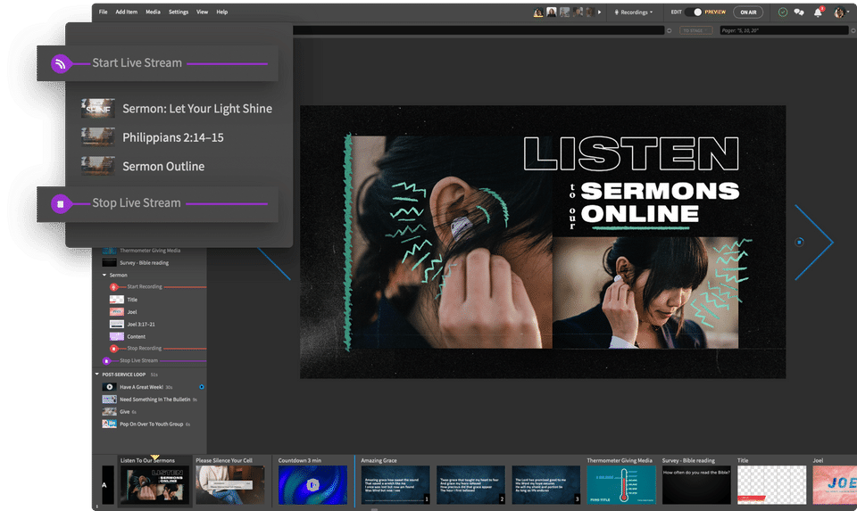 Faithlife Proclaim Screenshot 2