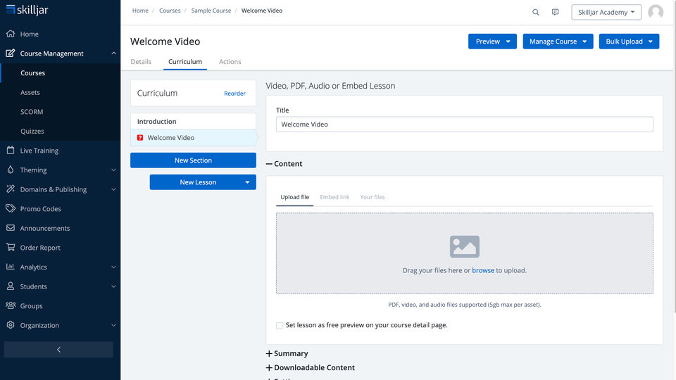Skilljar Screenshot 2
