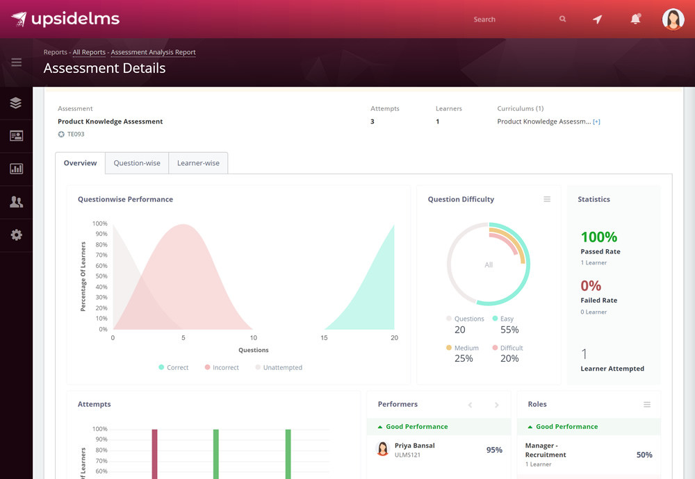 UpsideLMS Screenshot 1