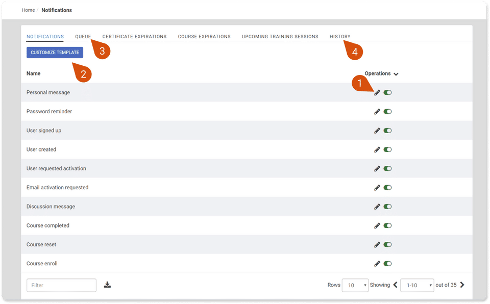eFront Screenshot 3