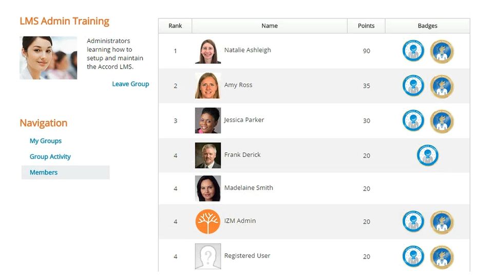 Accord LMS Screenshot 2