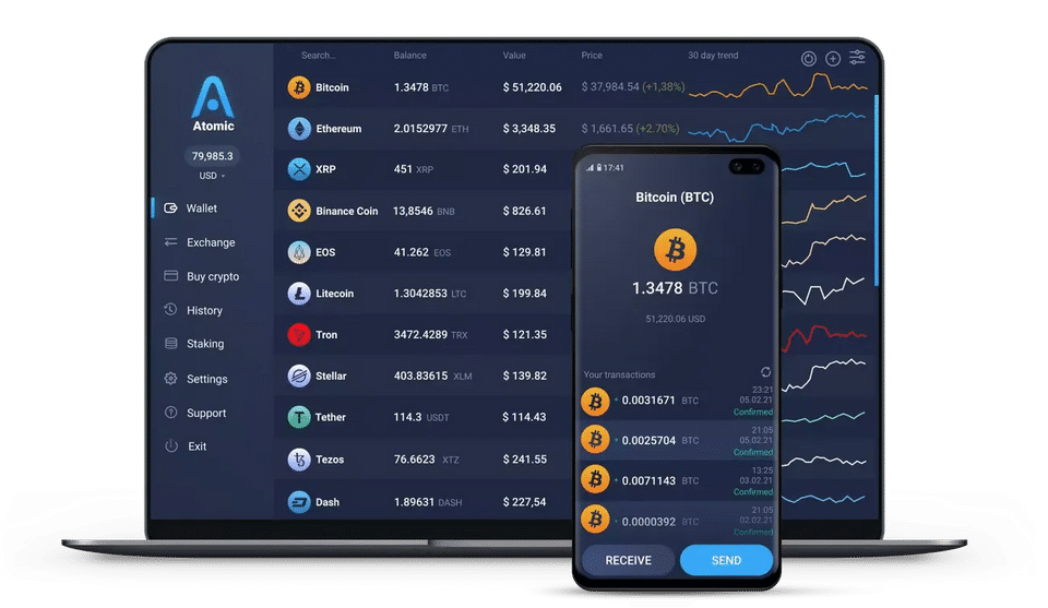Atomic Wallet Screenshot 1