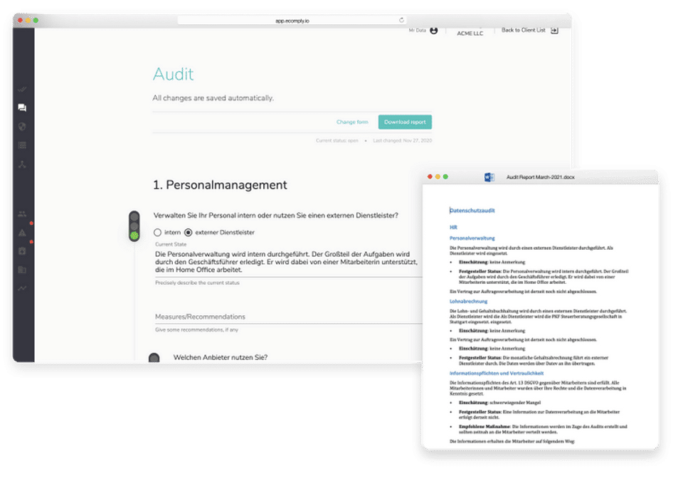 ECOMPLY Screenshot 2