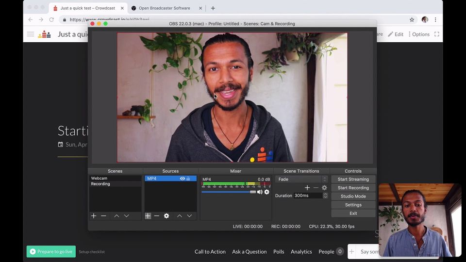Crowdcast Screenshot 1