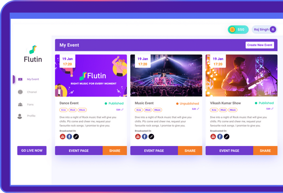Flutin For Creators Screenshot 1