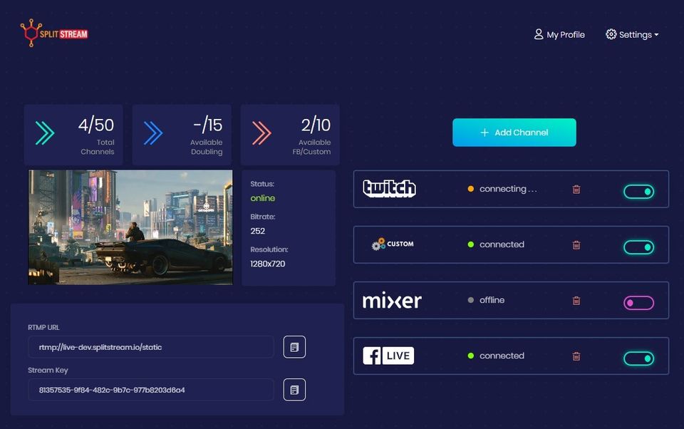 Splitstream Screenshot 4