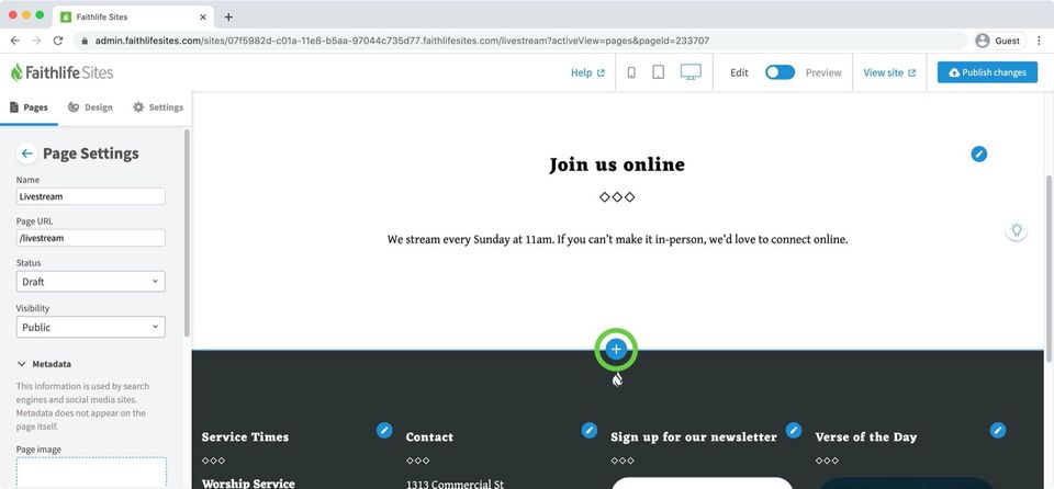 Faithlife Live Stream Screenshot 1