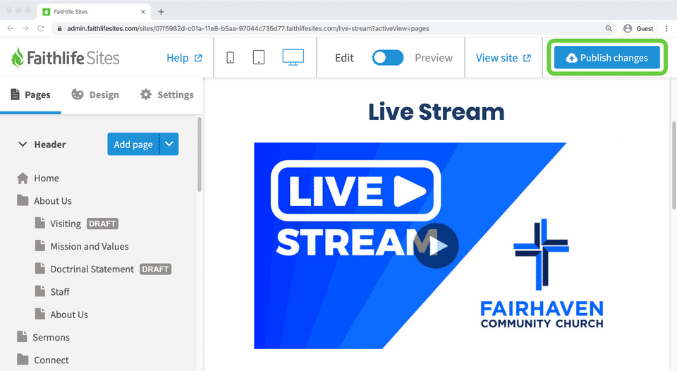 Faithlife Live Stream Screenshot 4