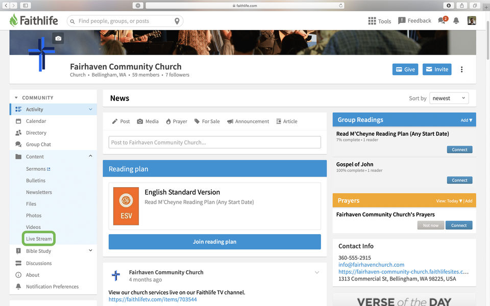 Faithlife Live Stream Screenshot 5