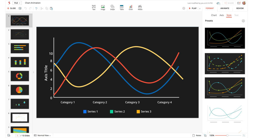 Zoho Show Screenshot 1