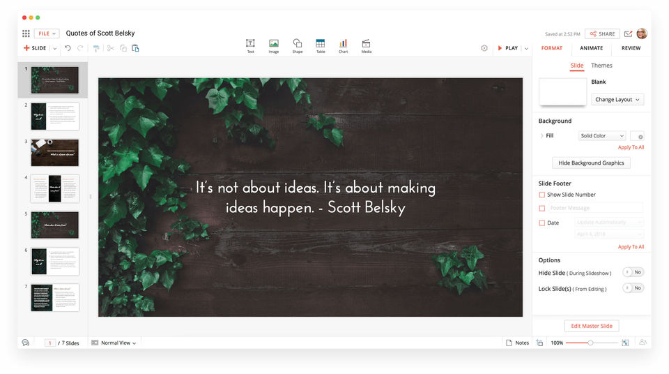 Zoho Show Screenshot 4