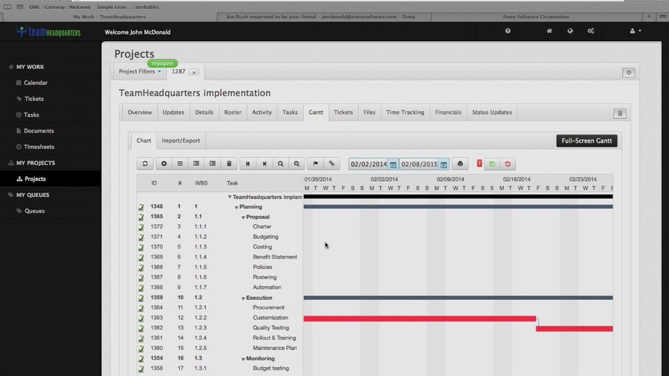 TeamHeadquarters Screenshot 2