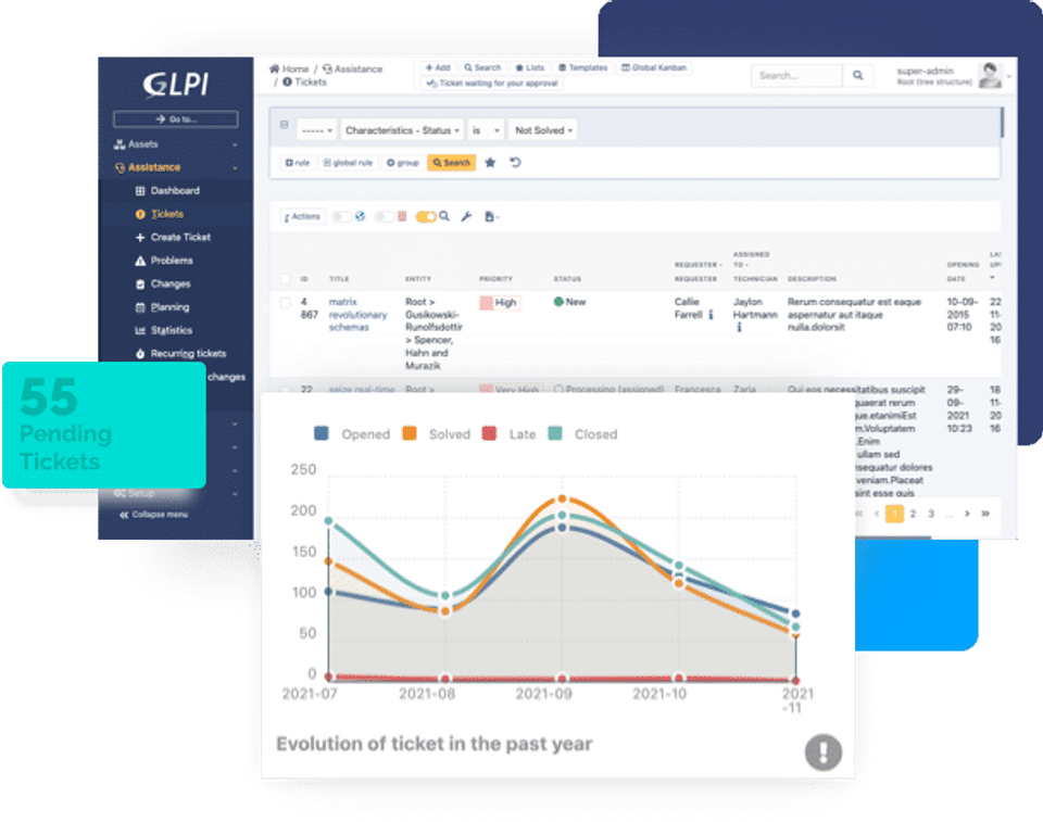 GLPI Screenshot 2