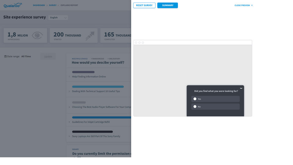 Qualaroo Screenshot 7