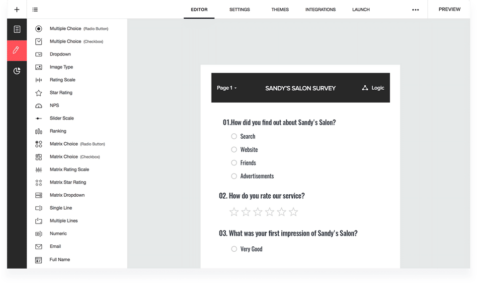 Zoho Survey Screenshot 1
