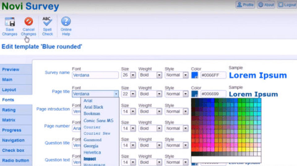 Novi Survey Screenshot 2