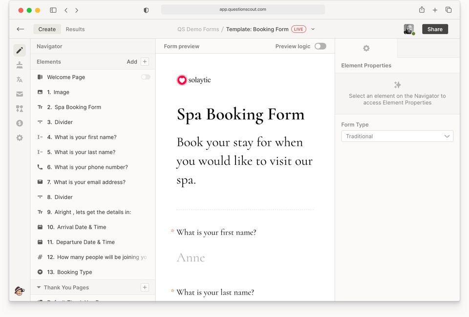 QuestionScout Screenshot 2