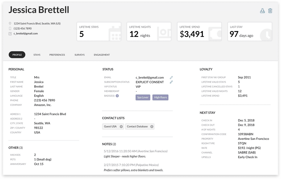 Revinate Reputation Screenshot 1