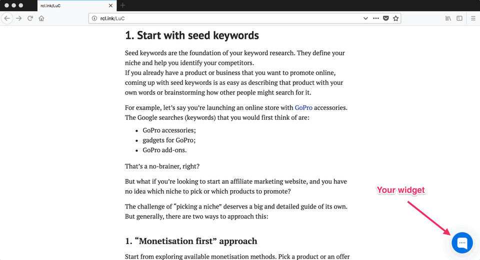 RocketLink Screenshot 2