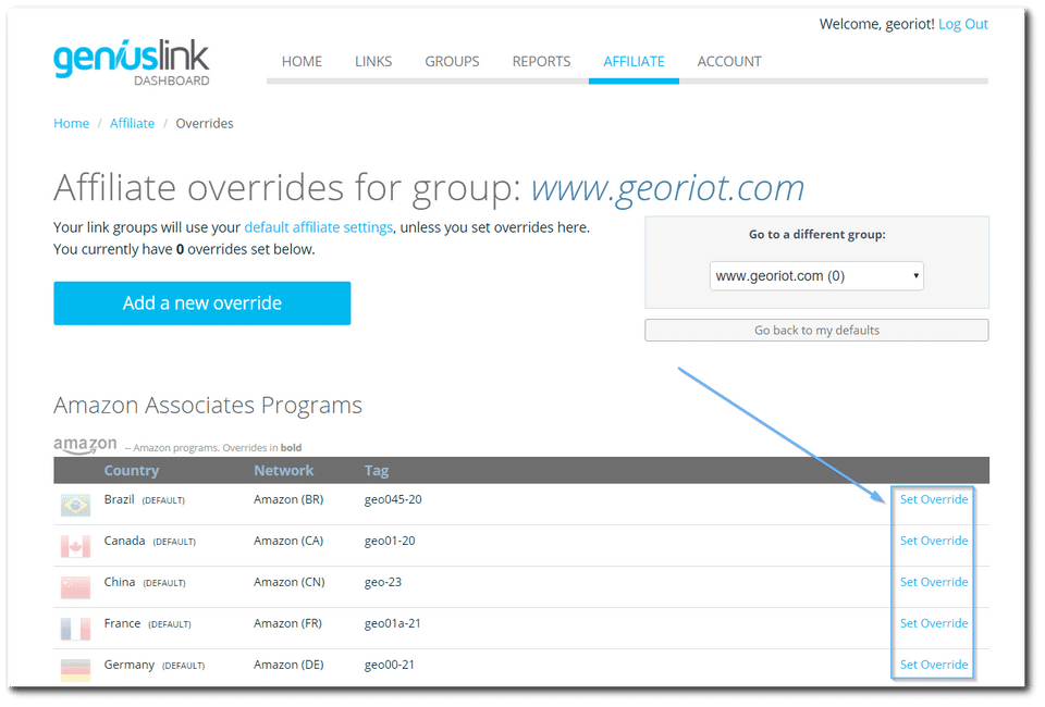 Geniuslink Screenshot 2