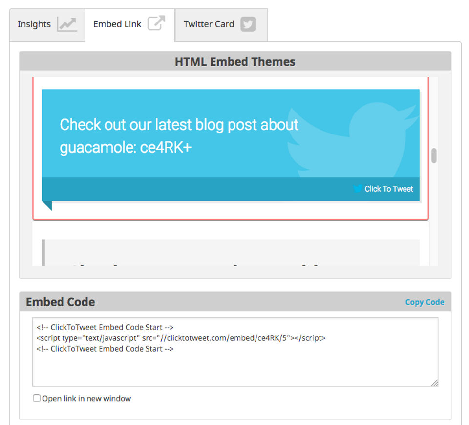 ClickToTweet Screenshot 1