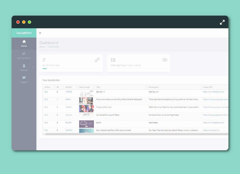 SocialPort.io Screenshot 2