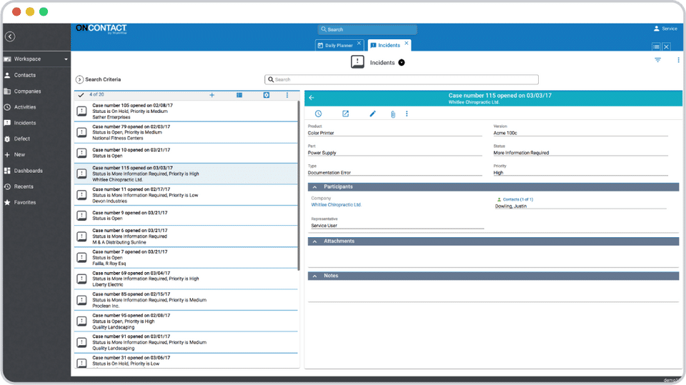 OnContact CRM Screenshot 3