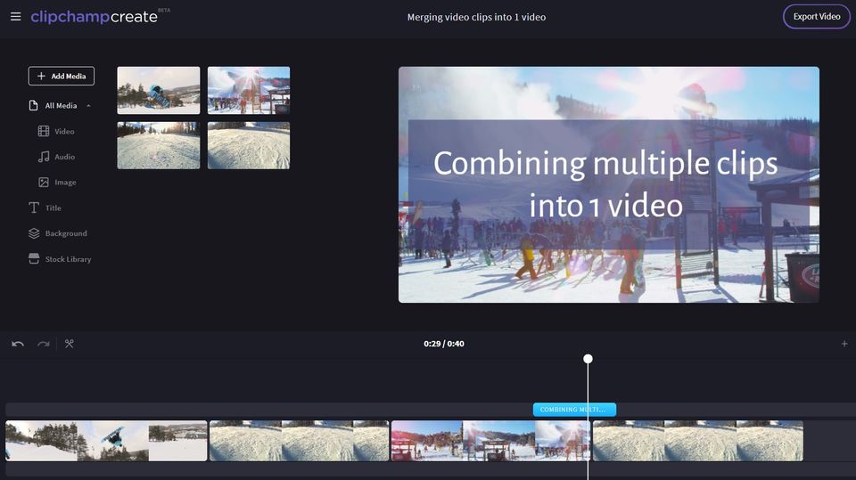 ClipChamp Screenshot 1