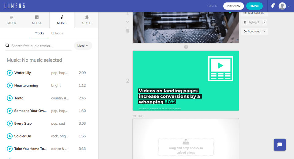 Lumen5 Screenshot 4