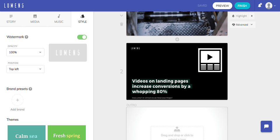 Lumen5 Screenshot 6