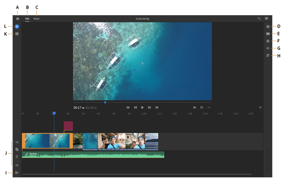 Adobe Premiere Rush Screenshot 1