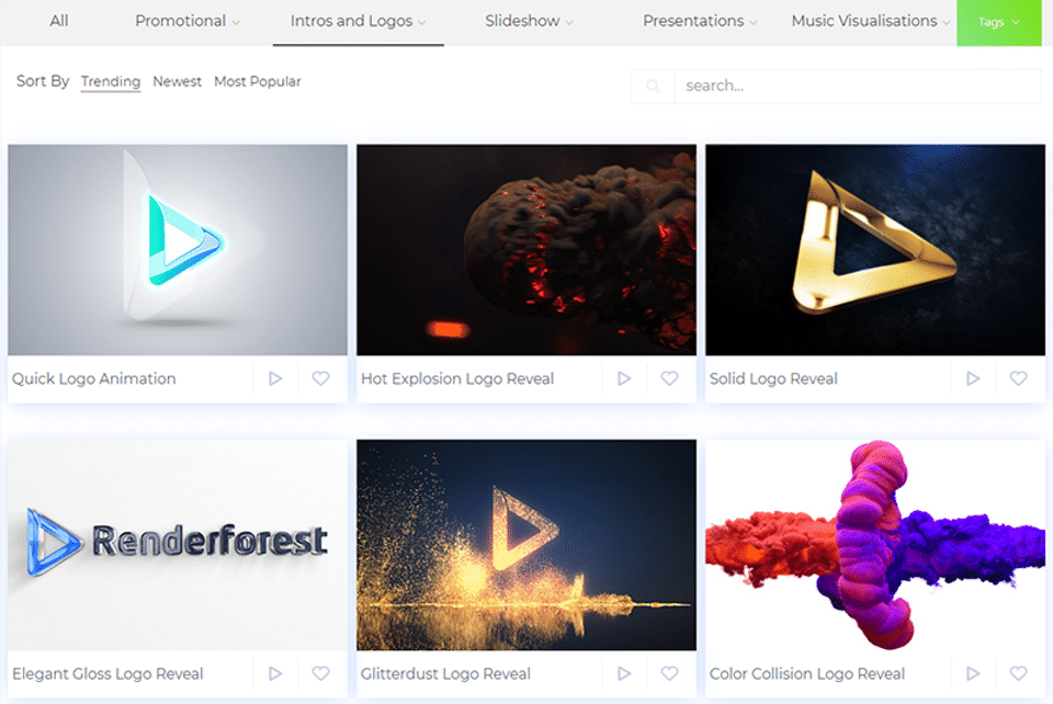 Renderforest Screenshot 4