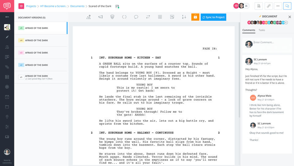 StudioBinder Screenshot 1