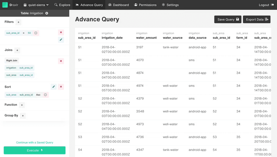Draxlr Screenshot 1