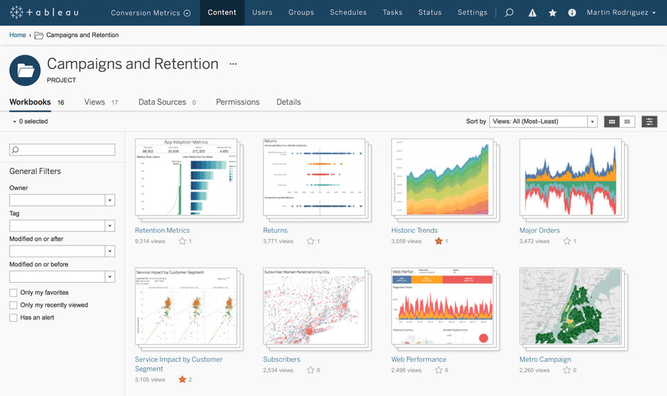 Tableau Server Screenshot 3