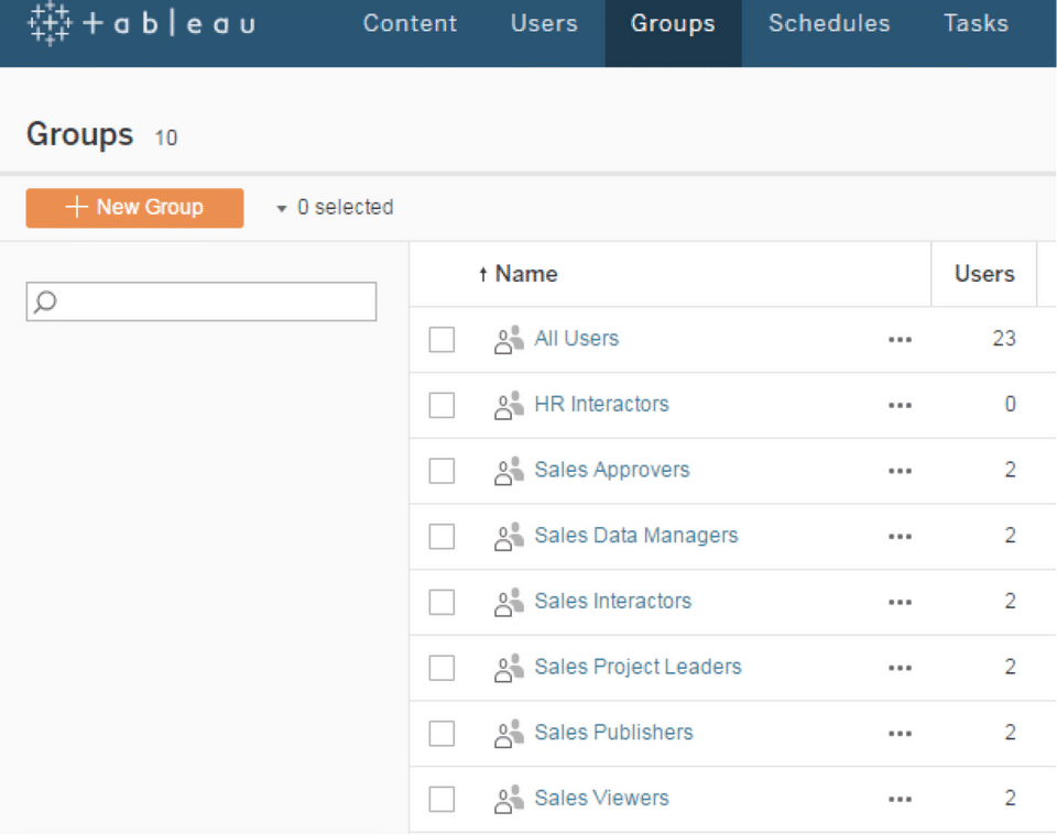 Tableau Server Screenshot 4