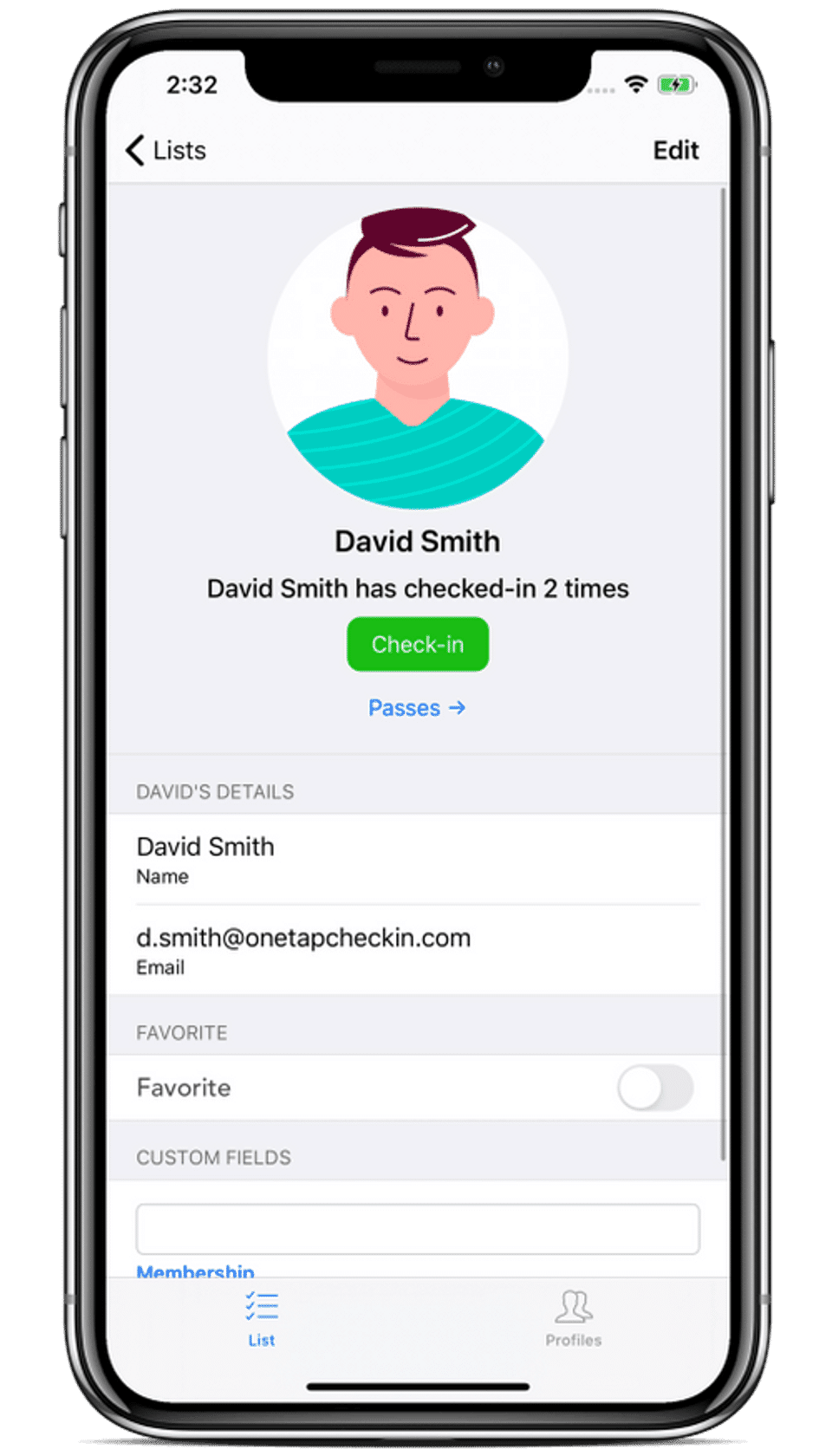 OneTap Check-In Screenshot 3