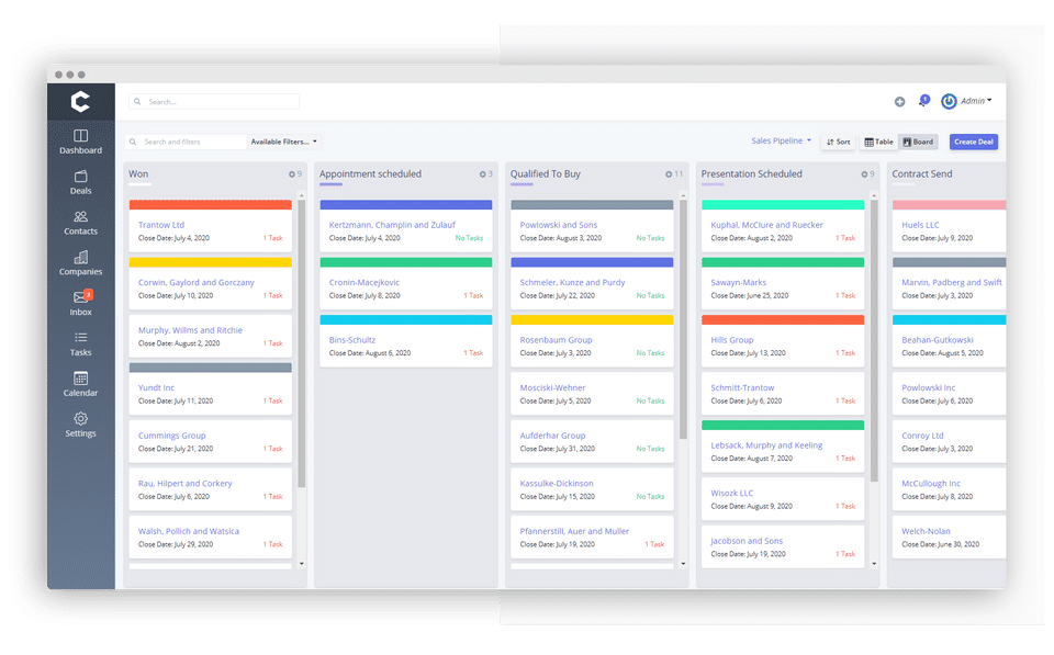 Concord CRM Screenshot 2