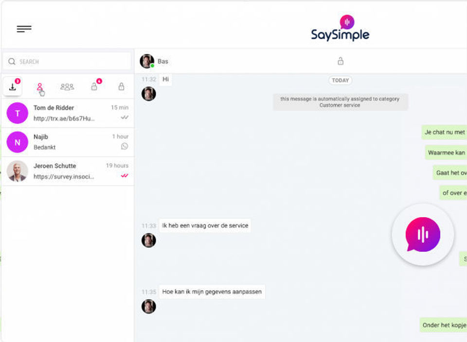 SaySimple Screenshot 1